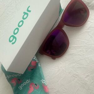 Goodr Red Sunglasses with Case